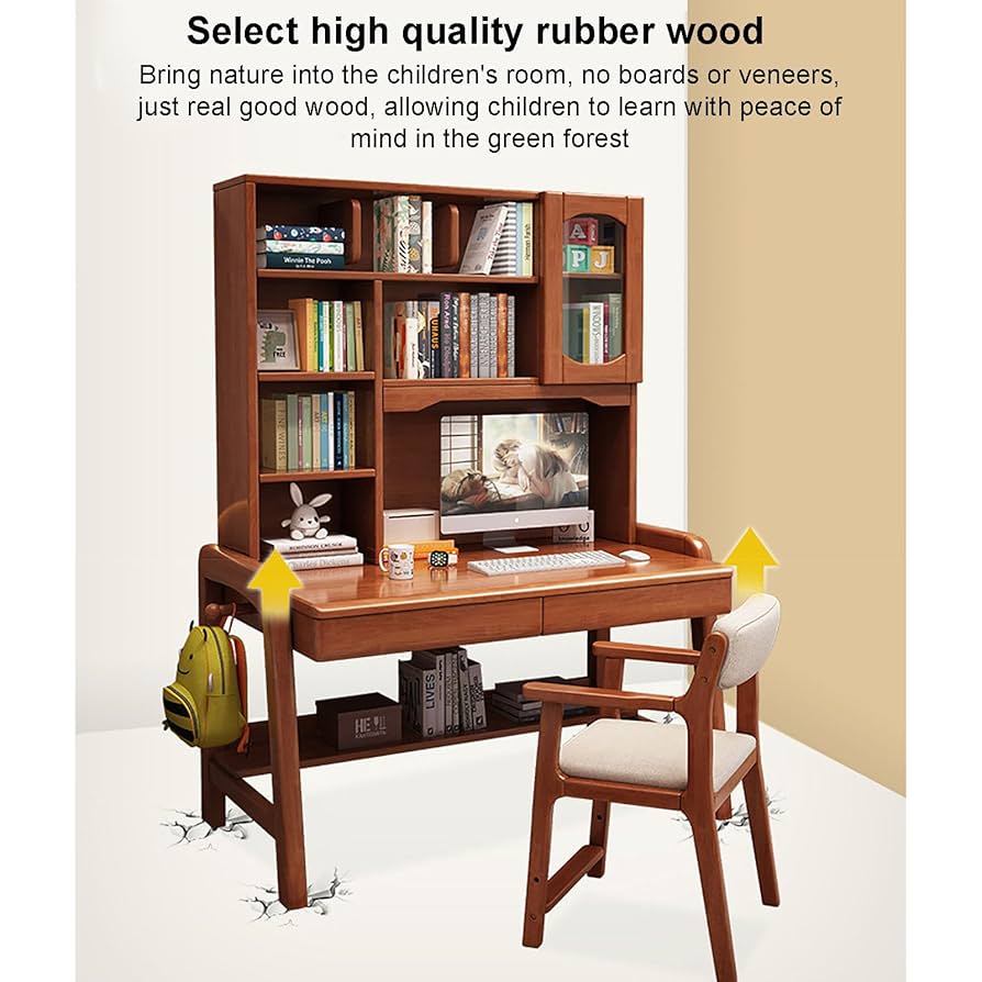 事務机・学習机 Pine Wood Student DESK with Free Chair 810cVEG2GQL._UF350,350_QL80_.jpg
